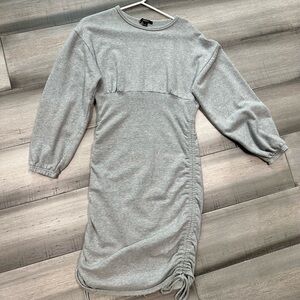Forever 21 Gray Long Sleeve Dress